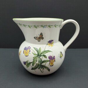 Studio Nova Garden Bloom Pitcher Floral Butterfly 60 Oz Pitcher